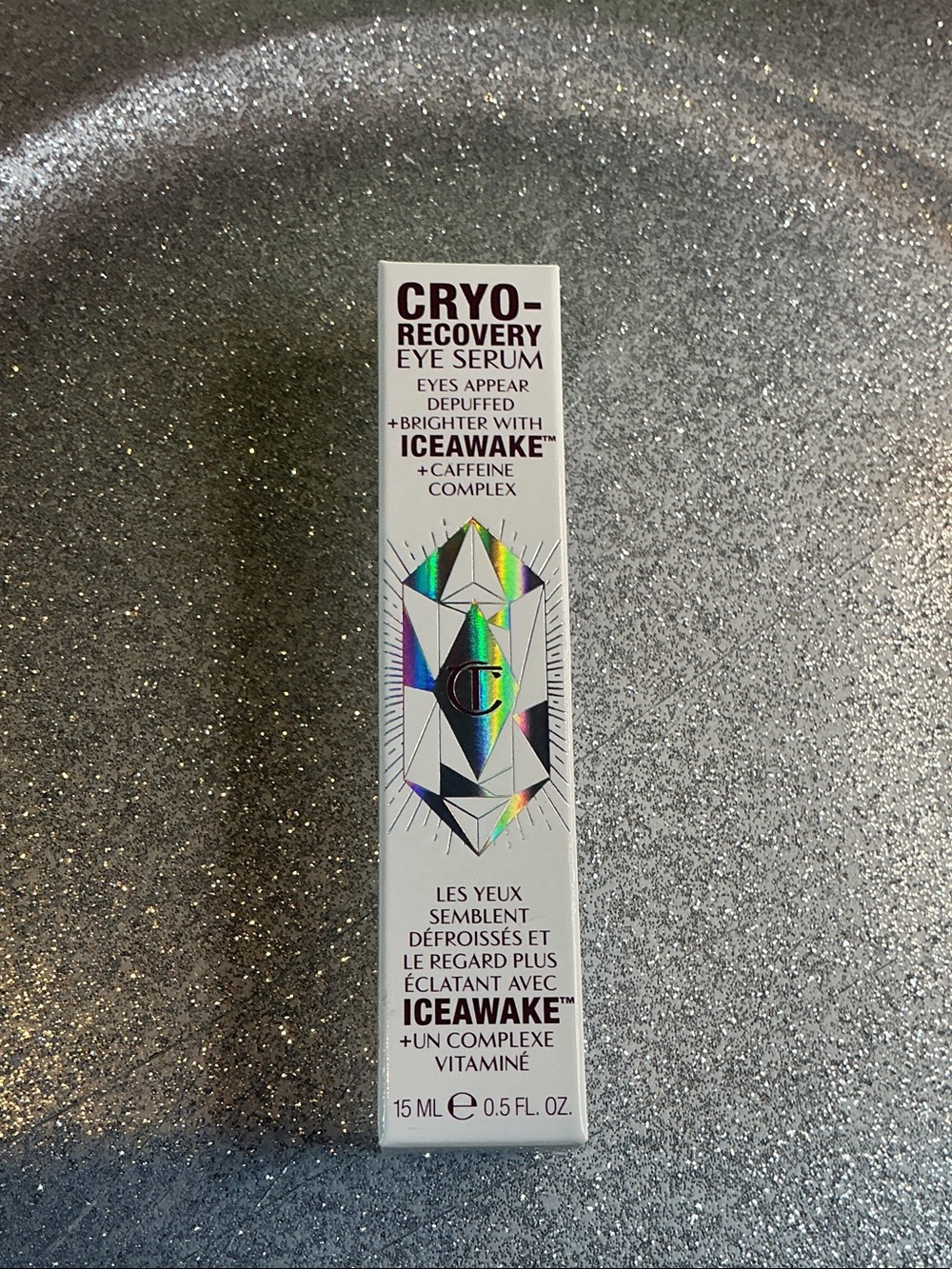 Charlotte Tilbury Cryo-Recovery Eye Serum - White with Holographic Accents